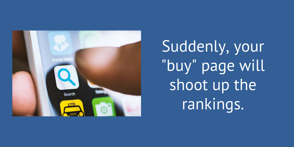 Your buy page will shoot up in rank.
