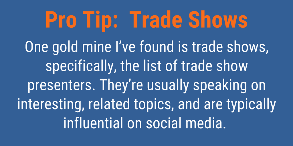 Pro Tip: Trade Shows